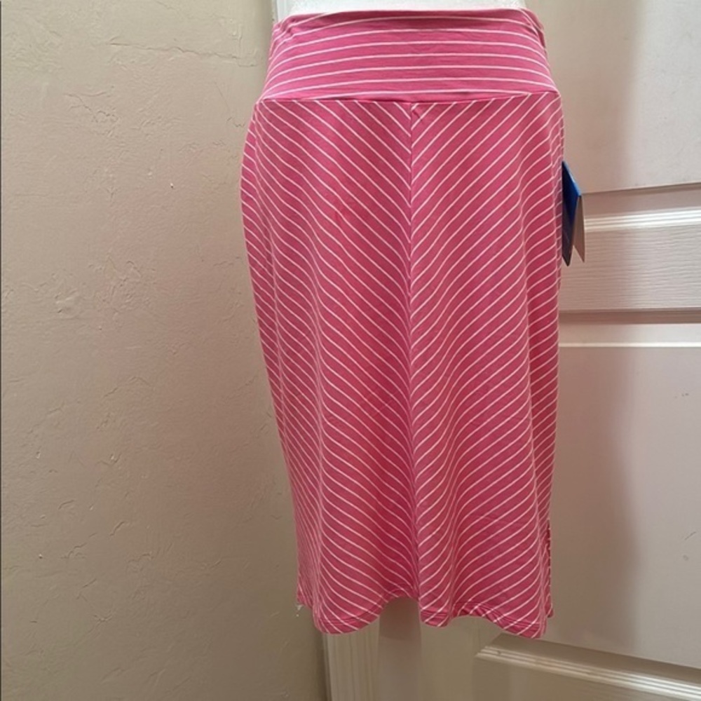 NWT Columbia Pelham Falls II Omni-Wick Pink Chevron Stripe Skirt Small